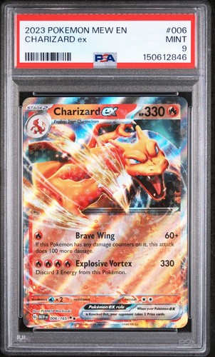 2023 SVP EN 151 Mew Scarlet and Violet 006 Charizard EX PSA 9 Mint Pokemon