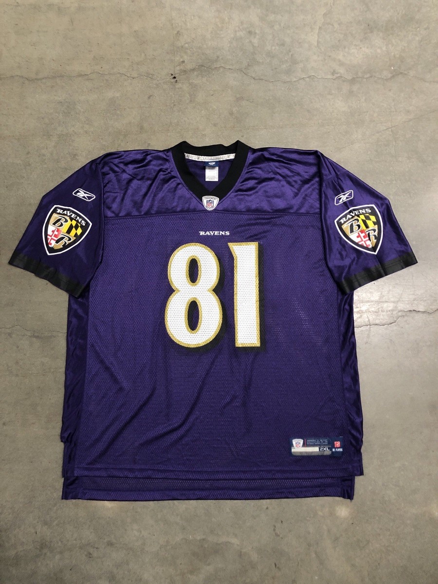 Baltimore Ravens Anquan Boldin #81 Reebok NFL Purple Jersey Men's