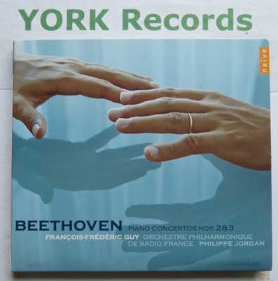 BEETHOVEN - Piano Concertos Nos 2 & 3 GUY / JORDAN - Excellent Con CD Naive