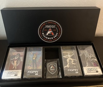 Alliance Fest Figpin Set SDCC 2023 Mars Nami General Grievous Moon Knight AP LE