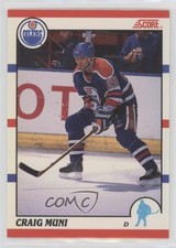 1990-91 Score Bilingual Craig Muni #38 q7c
