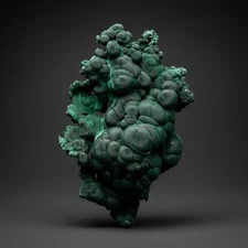 Velvet Green Botryoidal Malachite Display Specimen | DR Congo (D.R.C.)