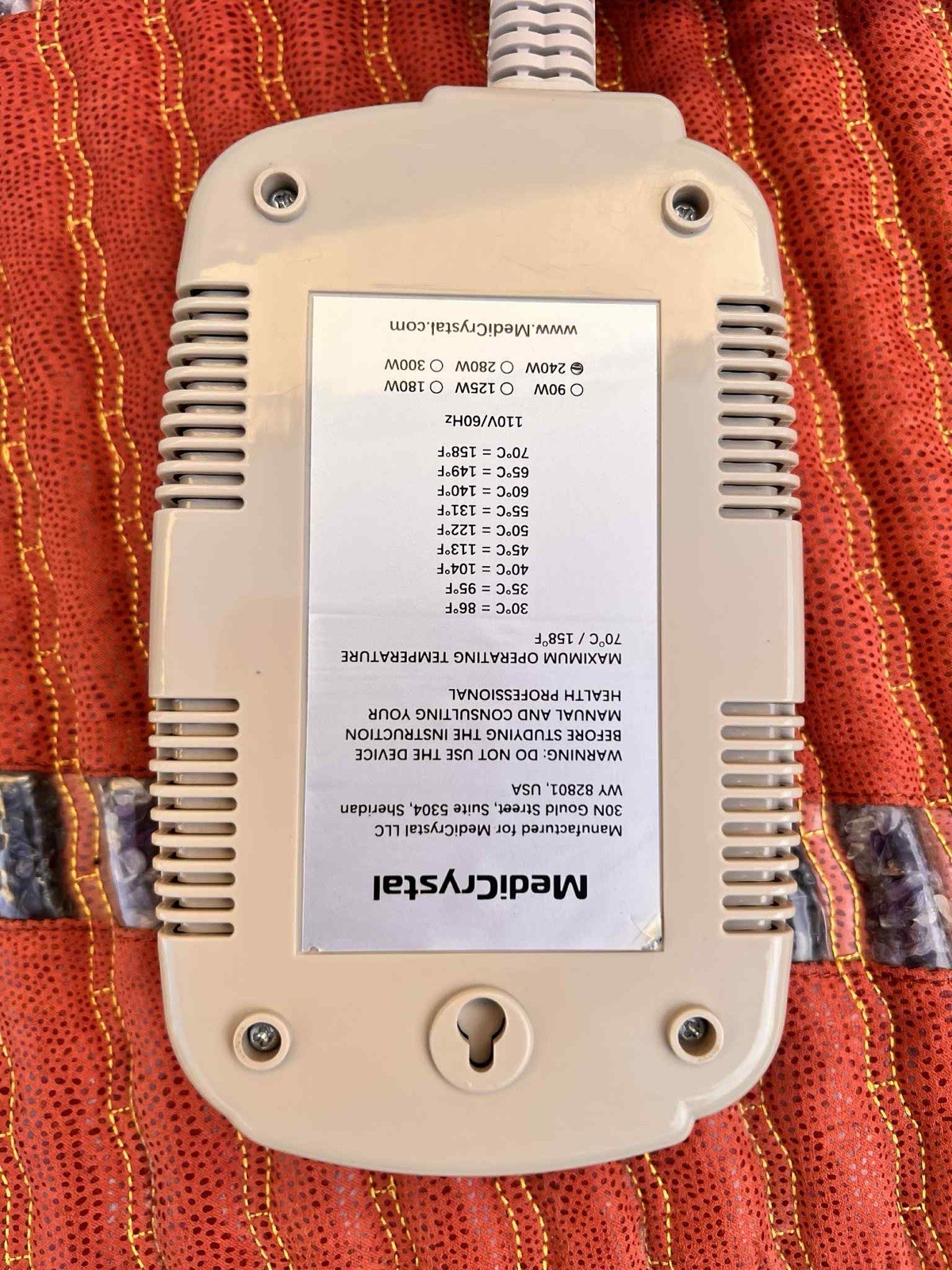 Medicrystal Amethyst Tourmaline Reddish Brown V-mat Mini -READ DESCRIPTION