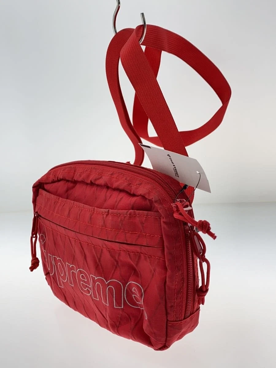 Supreme 18Fw / Sac à bandoulière / Nylon / Rouge