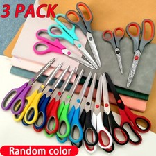 3Pcs 8-Inch Ultra Sharp Multipurpose Scissors, Comfort-Grip Handles.