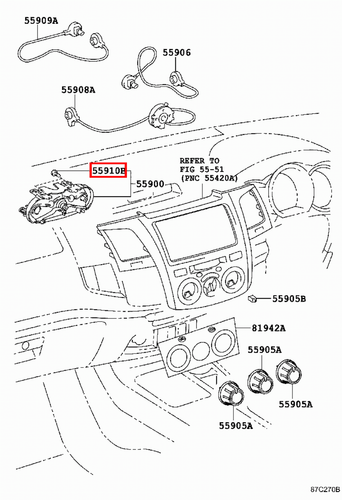 Genuine Hilux TGN26 TGN16 TGN10 KUN36 KUN35 KUN26 KUN25 Heater Control Bulb - Picture 2 of 9