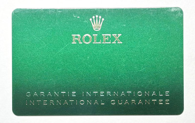 Rolex 126610LN Submariner Warranty Certificate Guarantee 2021 9 Serial Cert