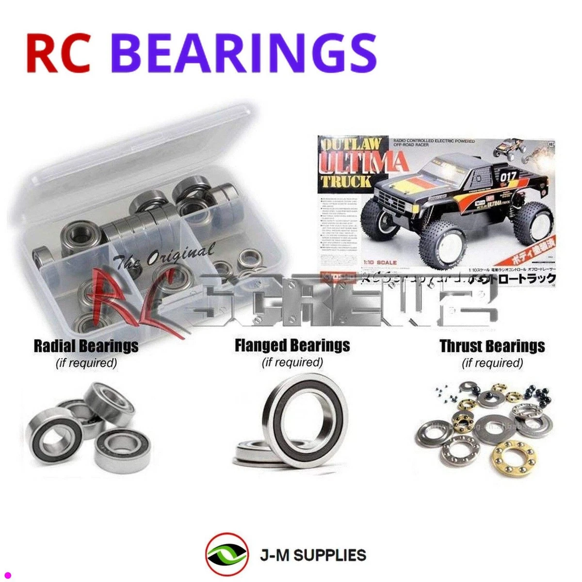 Kit Roulements Céramique FastEddy Pour Kyosho Ultima Pro XL - Neuf