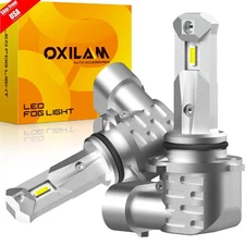 OXILAM 9006 HB4 LED Fog Light Bulbs 6000K For Dodge RAM 1500 2500 3500 2013-2018