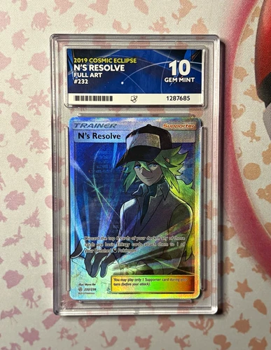 N's Resolve 232/236 ACE graded card
