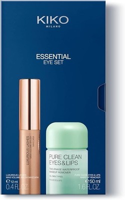 KIKO EYE SET 1 LASH RESHAPING MASCARA & 1 MINI TWO PHASE MAKE UP REMOVER *NEU*