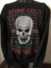 VTG. Legendary Stone Cold Steve Austin Smile 3:16 Legos WWF Men  s Sweatshirt M