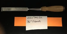 ~ OHIO TOOL CO.~ 3/4” Wide Socket firmer Chisel  Warranted