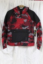 Athletic Works Boys Tech Fleece Pullover-Merlot Wine Print-XL 14/16 -NWT