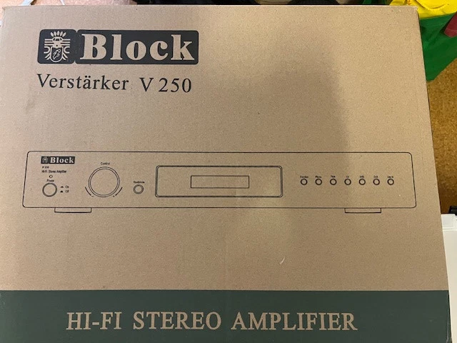 Audioblock V-250 Vollverstärker Saphirschwarz wie neu Schnäppchen - Bild 2 von 4