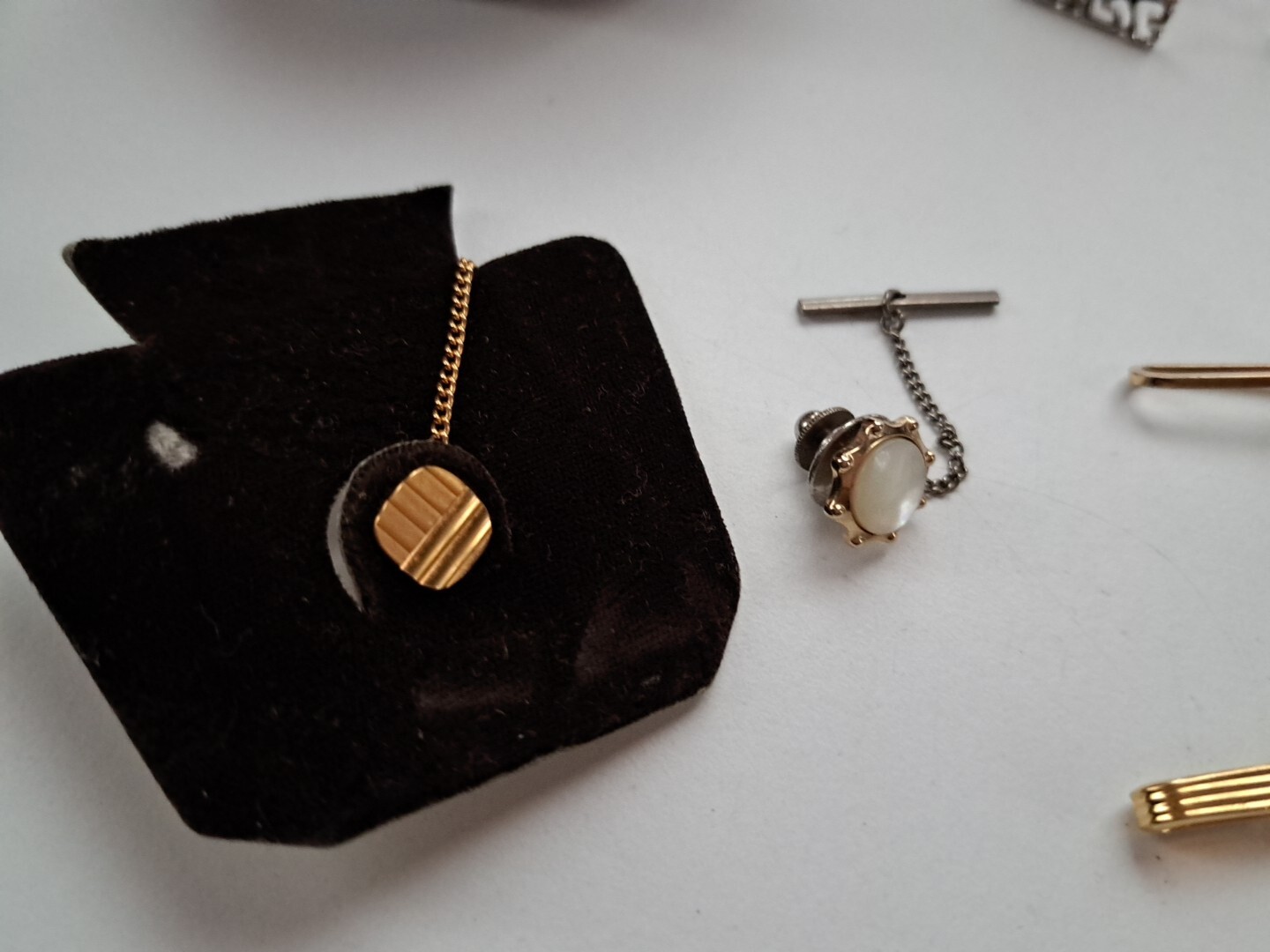 MIXED JOB LOT MEN'S VINTAGE MODERN CUFFLINKS TIE PINS eBay