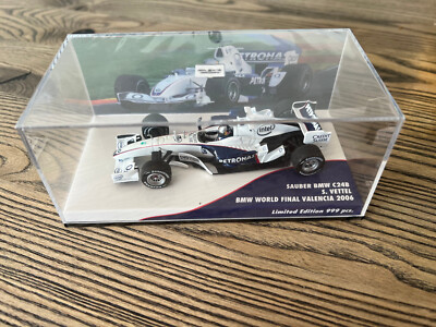 Miniature Sauber BMW C24B F1 Vettel – BMW World Final Valencia 2006, Minichamps 1/43 (neuf)