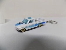 Hot Wheels New - White CUSTOM '72 CHEVY LUV Custom KEY CHAIN