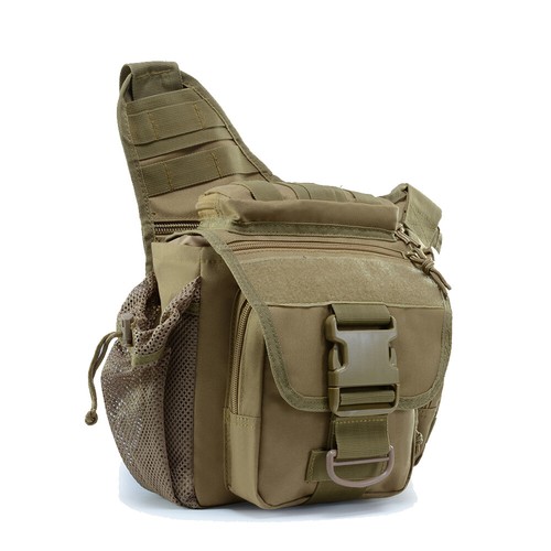 Sac à élingue tactique sac molle militaire armée sac à bandoulière pack sac à dos corps - Photo 9/15
