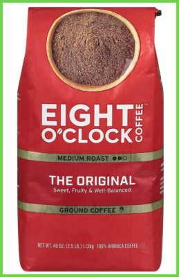 Eight O'Clock Original Ground Coffee, Medium Roast (40 oz.), SEALED ITEM!!