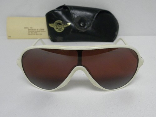 New Vintage B\u0026L Ray Ban Wings White Rose Bausch \u0026 Lomb Aviator USA | eBay