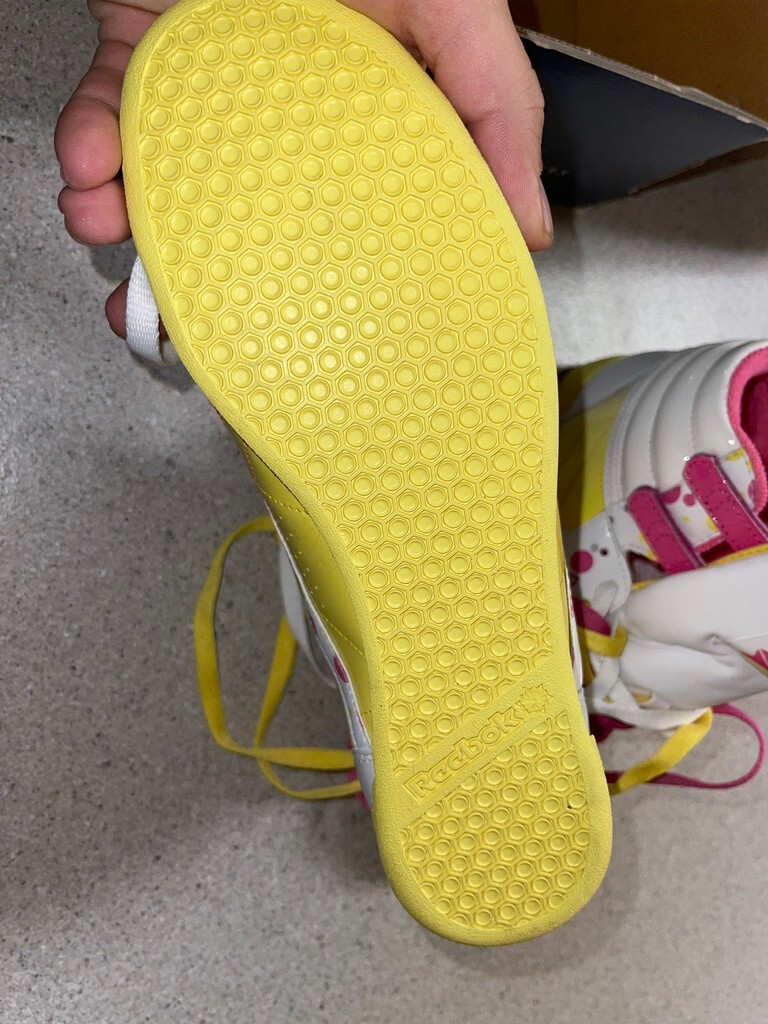 Reebok Classic Hi Top RB 812 PVN 2-J04423 - HI LIQUID SPRING DOTS. NEW. SIZE 8 W thumbnail 3