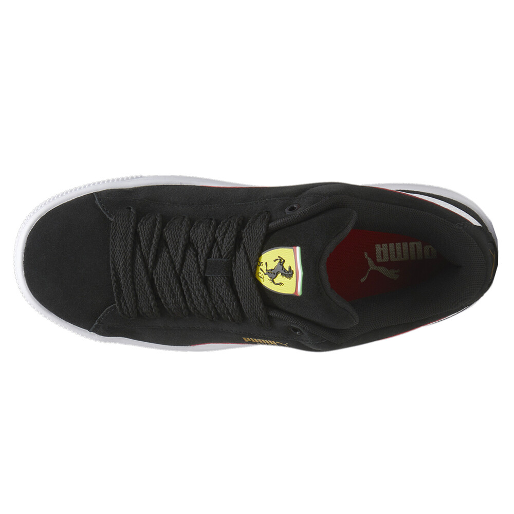 Puma Scuderia Ferrari Suede Xl Lace Up Mens Black Sneakers Puma Scuderia Ferrari Suede Xl Lace Up Mens Black Sneakers