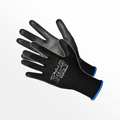 NITRAS 8800 Flexible Fit - Guanti da giardinaggio, 3 paia, taglia 10/XXL, Nero