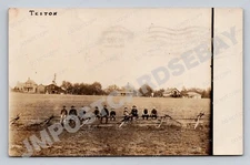 Teston Ontario RPPC General Stores Street Overview c1910 Toronto York County