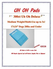200ct 23X24 3x Deluxe Puppy Piddle Pads Puppy Training Pee Wee Pads FREE SAMPLES
