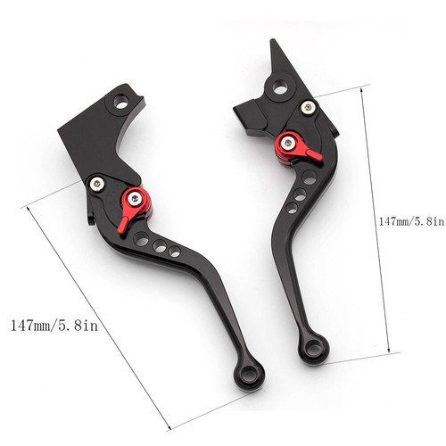 For Kawasaki ZX10R/RR/KRT 2016-2020 FXCNC CNC Brake Clutch Levers Short Black - Picture 9 of 12
