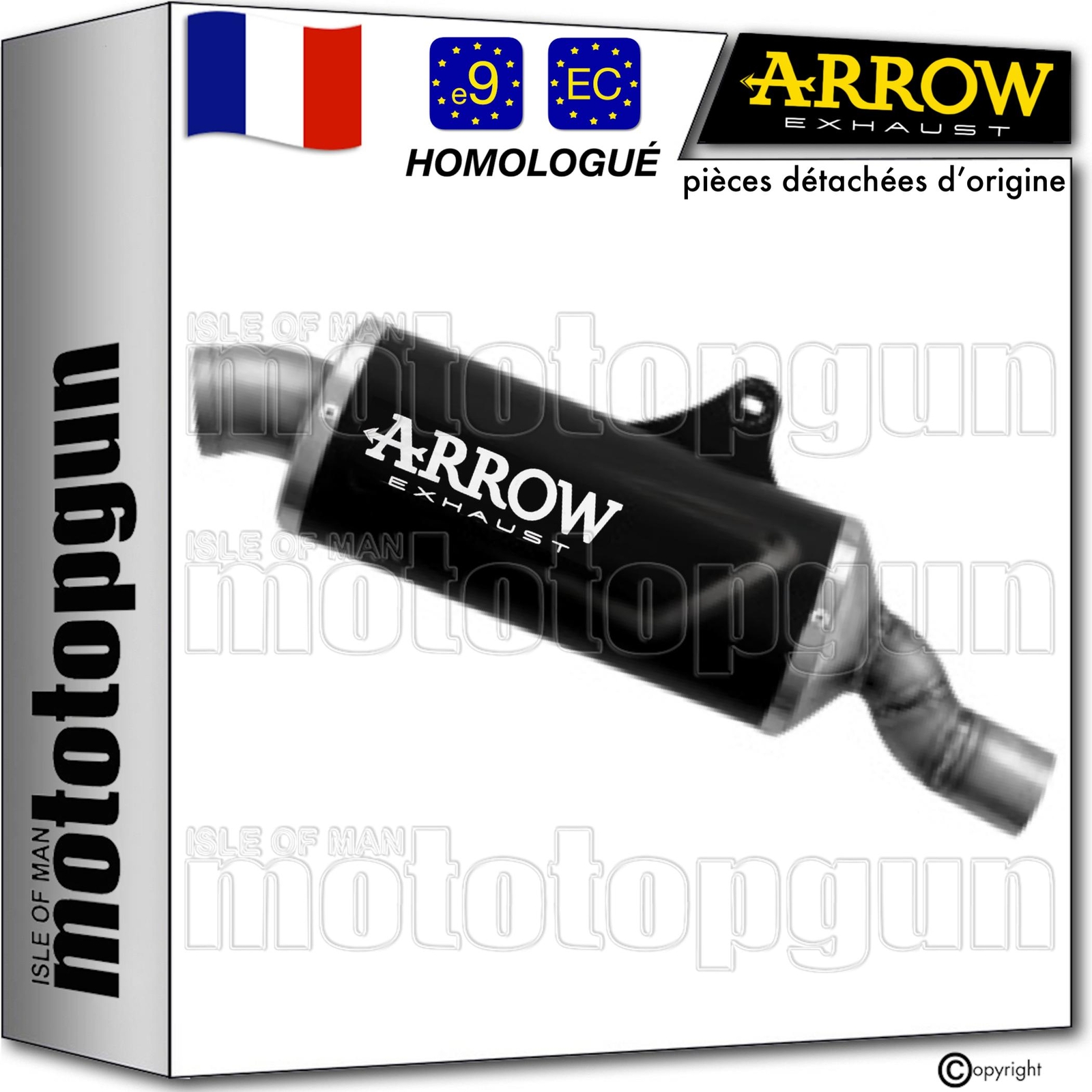 Échappement Arrow noir Indy-Race Evo pour vos aventures en Tenere 700 2023