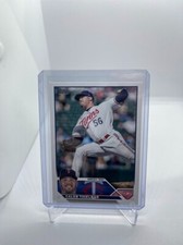 2023 Topps Update CALEB THIELBAR Twins #US258 Advanced Stats SP 12/300 Twins