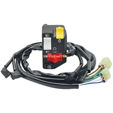 Handlebar Control Switch Start Kill Stop Headlight for Honda Recon 250 TRX250TM