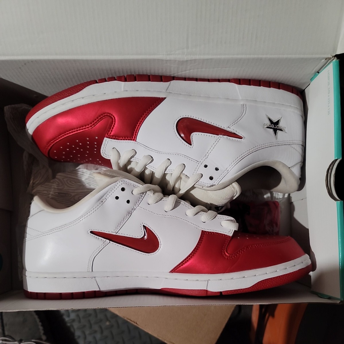 Size 13 - Nike Supreme x Dunk SB Low Varsity Red VERY CLEAN