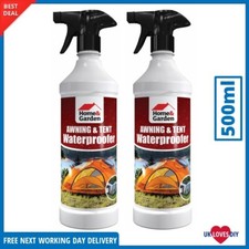 H&G Water Proofer Spray Waterproofing Sealant Awning For Wet Tent Canvas 2pk