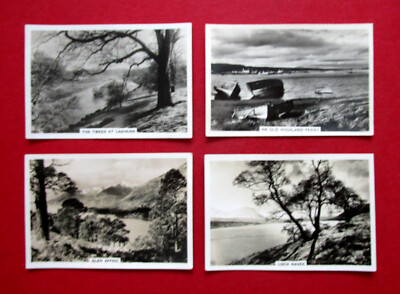 senior service cigarette cards beautiful scotland SENIOR SERVICE 4 PHOTO 1939 CIGARETTE CARDS BEAUTIFUL SCOTLAND 27-28-29-30