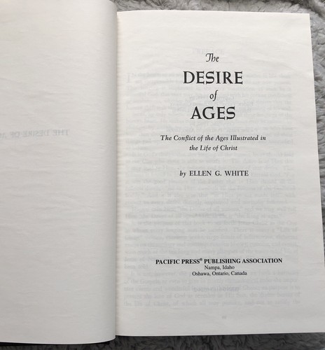 The Desire of Ages by Ellen G. White 1911 Pacific Press SDA Maroon HC - Imagen 8 de 24