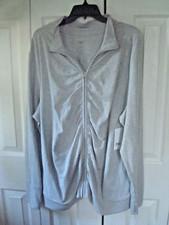 Ladies Plus Jacket Gray Size 3x Nwt