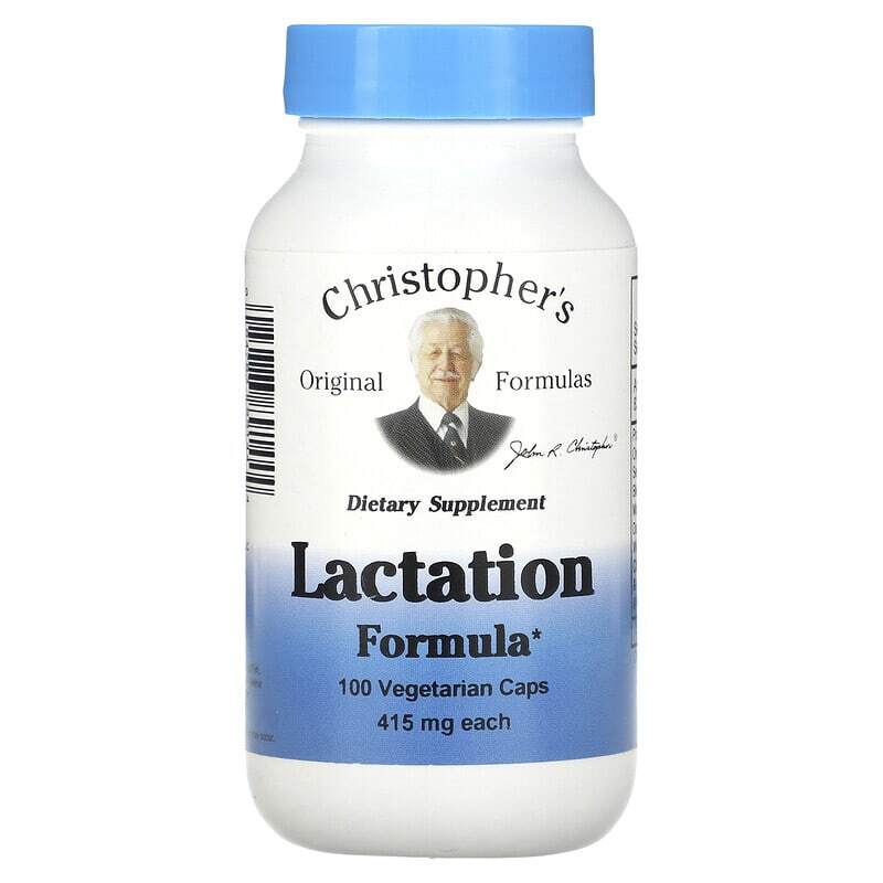 Christopher's Original Formulas, Lactation Formula, 415 mg, 100 Vegetarian Caps
