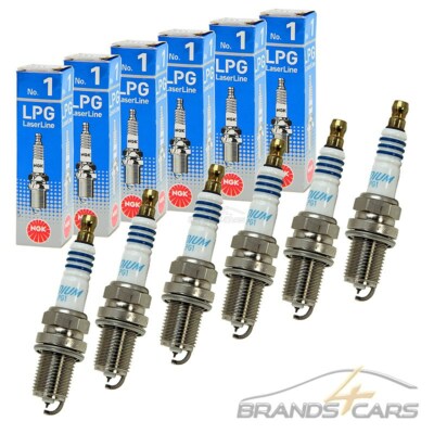6x NGK ZÜNDKERZE ZÜNDKERZEN LPG LASER LINE 1 1496 FÜR ALFA ROMEO 164 3.0