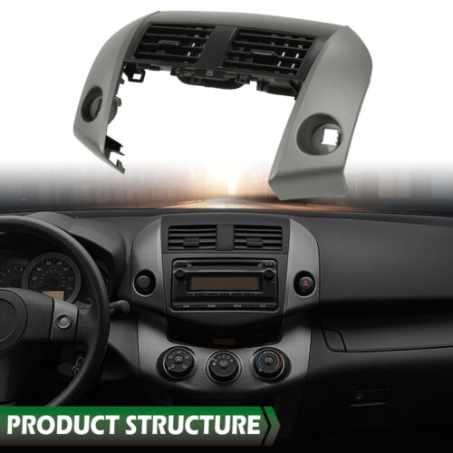 Fit For 2006-2012 Toyota RAV4 Center Dash A/C Vents Panel Trim Bezel 55663-42020 - Picture 11 of 12