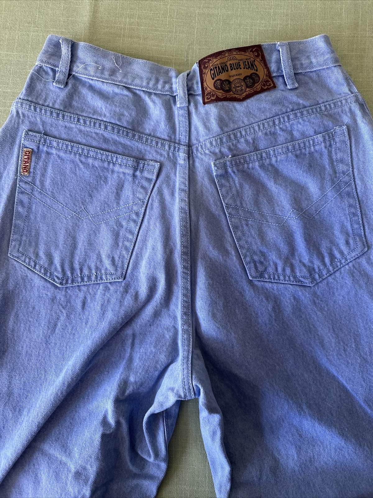 Gitano 90s High Waisted Mom Jeans Size 14 Vintage Y2K Light Wash Denim-image