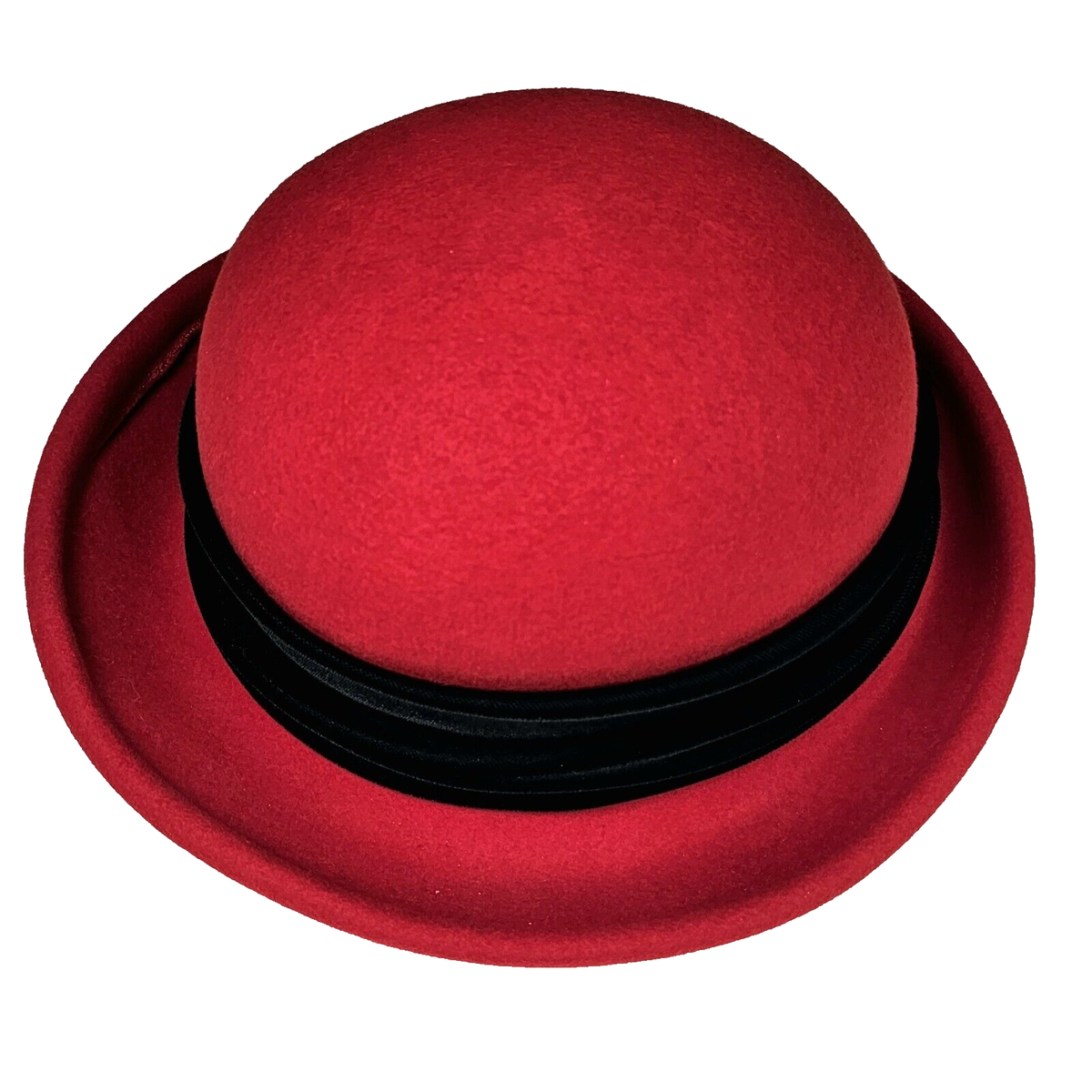 Bollman Hat Co. 100% Wool Doeskin Felt Lace Banded Women\'s Hat 22\