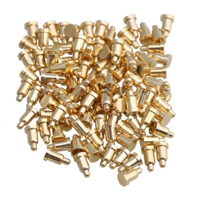 100pcs Golden Current Pogo Pins for Connection Electricity Conduction