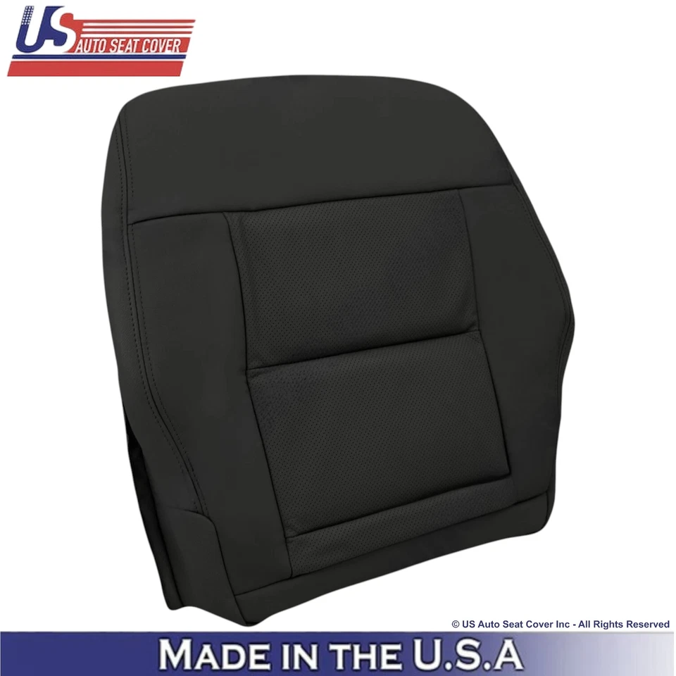 Mercedes-Benz Clase E E350 E550 2010-2016 cuero cubierta inferior del asiento del conductor negro Foto 4 de 4