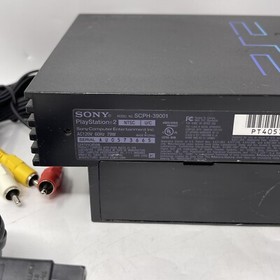 Tested Working Sony PlayStation 2 PS2 Fat SCPH-39001 Console + Power & AV Cable