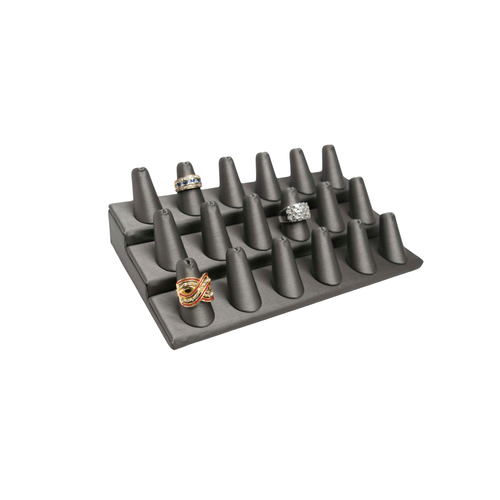 18 Finger Ring Display Stand Holder Jewelry Display 8.25X4.75X2.5" by Novel Box - Picture 6 of 48
