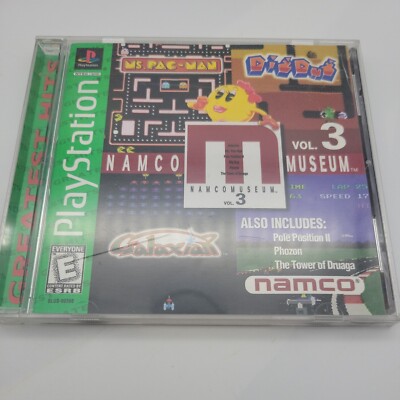 PLAY STATION 1 NAMCO MUSEUM VOL.3 Complete Greatest Hits