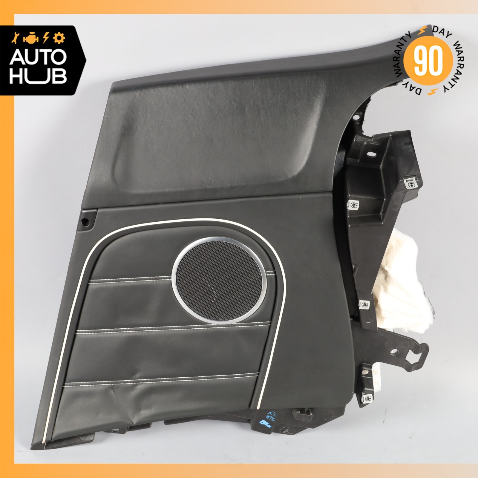 2011 Bentley Continental GTC Rear Left Side Interior Door Panel Black OEM 59k